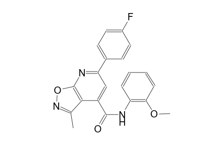 isoxazolo[5,4-b]pyridine-4-carboxamide, 6-(4-fluorophenyl)-N-(2-methoxyphenyl)-3-methyl-