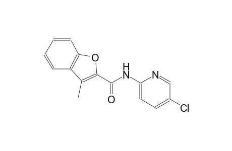2-benzofurancarboxamide, N-(5-chloro-2-pyridinyl)-3-methyl-