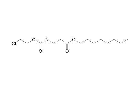 .beta.-Alanine, N-(2-chloroethoxycarbonyl)-, octyl ester