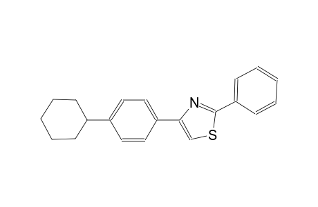thiazole, 4-(4-cyclohexylphenyl)-2-phenyl-