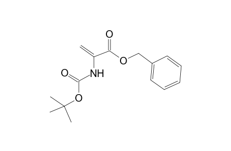 (phenylmethyl) 2-[(2-methylpropan-2-yl)oxycarbonylamino]prop-2-enoate