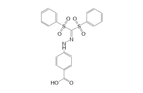 4-{2-[bis(phenylsulfonyl)methylene]hydrazino}benzoic acid