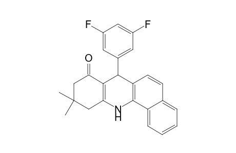 7-(3,5-difluorophenyl)-10,10-dimethyl-9,10,11,12-tetrahydrobenzo[c]acridin-8(7H)-one
