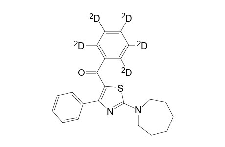 [2-(1-azepanyl)-4-phenyl-5-thiazolyl]-(2,3,4,5,6-pentadeuteriophenyl)methanone