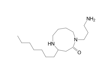 1-(3-Aminopropyl)-4-heptyl-1,5-diazacyclononan-2-one