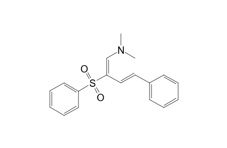 (1E,3E)-2-(benzenesulfonyl)-N,N-dimethyl-4-phenyl-1-buta-1,3-dienamine
