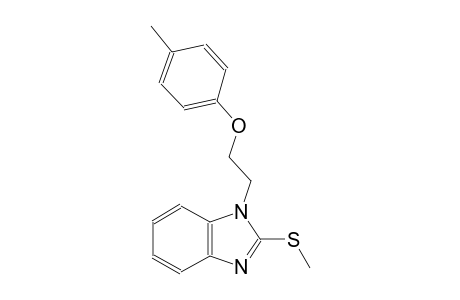 1H-benzimidazole, 1-[2-(4-methylphenoxy)ethyl]-2-(methylthio)-