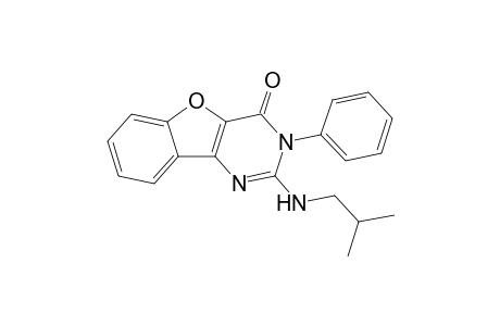 2-(Isobutylamino)-3-phenylbenzofuro[3,2-d]pyrimidin-4(3H)-one