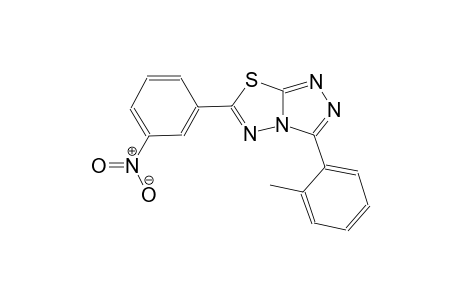 [1,2,4]triazolo[3,4-b][1,3,4]thiadiazole, 3-(2-methylphenyl)-6-(3-nitrophenyl)-