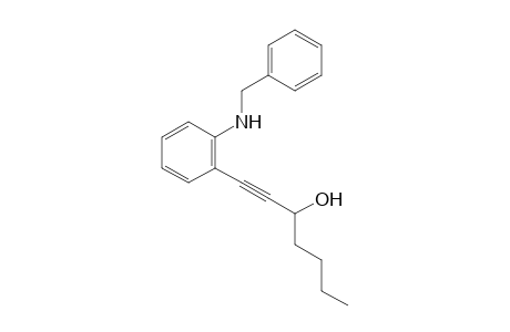 1-(2-(Benzylamino)phenyl)hept-1-yn-3-ol