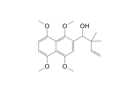 2,2-Dimethyl-1-(1,4,5,8-tetramethoxynaphthalen-2-yl)but-3-en-1-ol