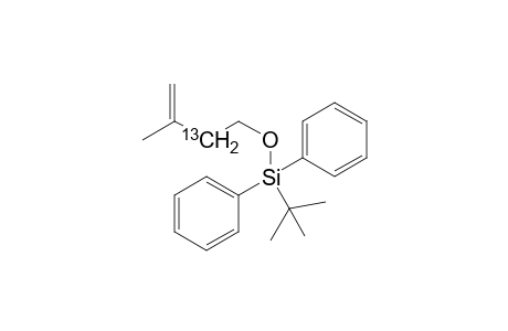 (2-13C)tert-Butyl-((-3-methylbut-3-en-1-yl)oxy)diphenylsilane