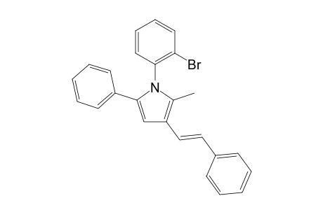 (E)-1-(2-Bromophenyl)-2-methyl-5-phenyl-3-styryl-1H-pyrrole