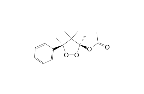3-Acetoxy-3,4,4,5-tetramethyl-5-phenyl-1,2-dioxolane