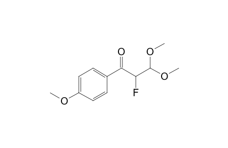 2-Fluoro-3,3-dimethoxy-1-(4-methoxyphenyl)propan-1-one