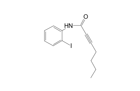 N-(2-iodanylphenyl)hept-2-ynamide