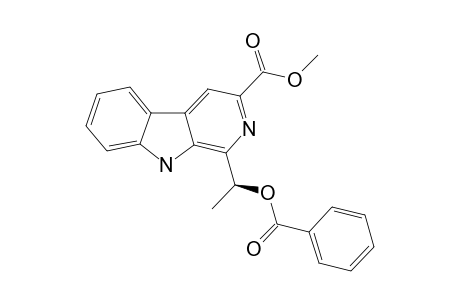 METHYL-(S)-1-[1-(BENZOYLOXY)-ETHYL]-9H-PYRIDO-[3,4-B]-INDOLE-3-CARBOXYLATE