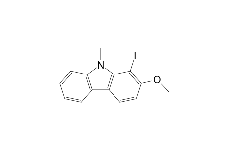 1-iodanyl-2-methoxy-9-methyl-carbazole