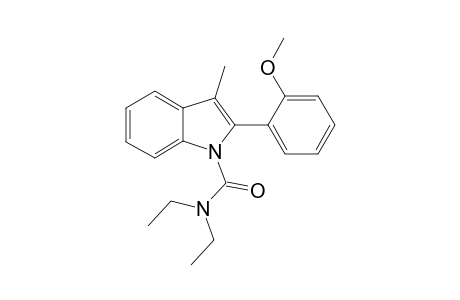 N,N-Diethyl-2-(2-methoxyphenyl)-3-methyl-1H-indole-1-carboxamide