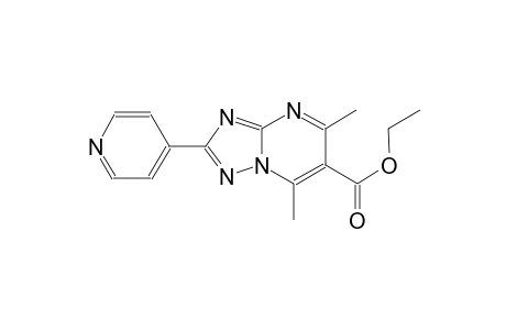 [1,2,4]triazolo[1,5-a]pyrimidine-6-carboxylic acid, 5,7-dimethyl-2-(4-pyridinyl)-, ethyl ester