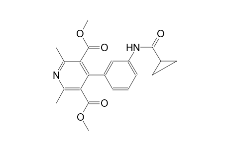 3,5-pyridinedicarboxylic acid, 4-[3-[(cyclopropylcarbonyl)amino]phenyl]-2,6-dimethyl-, dimethyl ester
