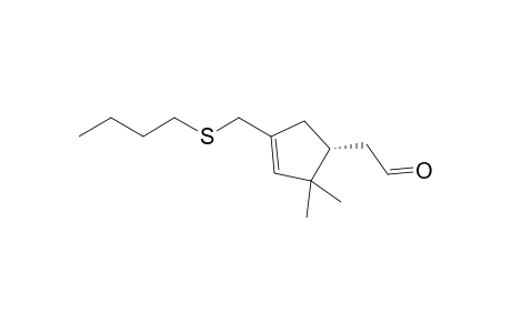 2,2-Dimethyl-4-[(butylthio)methyl]cyclopent-3-ene-1-acetaldehyde