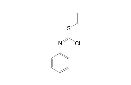 1-CHLORO-N-PHENYLTHIOFORMIMIDIC ACID, ETHYL ESTER