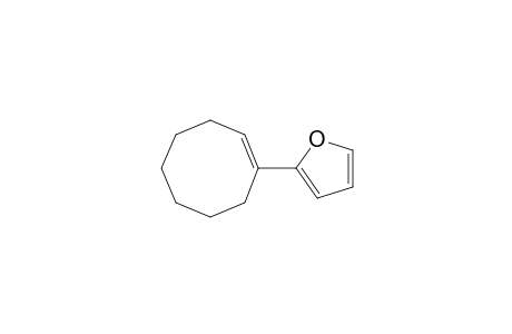 2-(1-Cycloocten-1-yl)furan