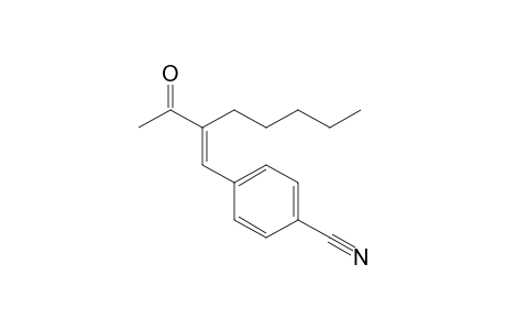 (E)-4-(2-acetylhept-1-enyl)benzonitrile