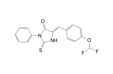 (5Z)-5-[4-(difluoromethoxy)benzylidene]-3-phenyl-2-thioxo-4-imidazolidinone