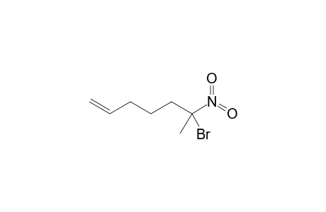 6-Bromo-6-nitrohept-1-ene