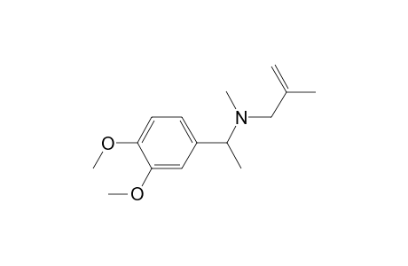 Prop-2-enylamine, 2-methyl-N-methyl-N-[1-(3,4-dimethoxyphenyl)ethyl]-