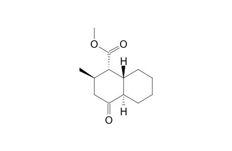 Methyl (1S,2R,4aR,8S,8aR)-1,2,3,4a,6,7,8,8a-Octahydro-2-methylnaphthalen-4(4aH)-one-1-carboxylate