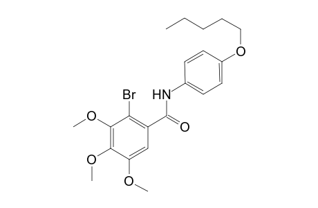 Benzamide, 2-bromo-3,4,5-trimethoxy-N-[4-(pentyloxy)phenyl]-
