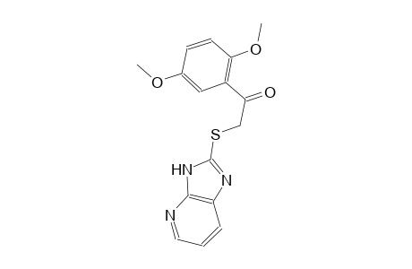 1-(2,5-dimethoxyphenyl)-2-(3H-imidazo[4,5-b]pyridin-2-ylsulfanyl)ethanone