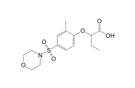 2-{[4-(morpholinosulfonyl)-o-tolyl]oxy}butyric acid