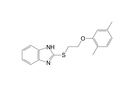 2-[(2-(2,5-Dimethylphenoxy)ethyl)thio]-1H-benzo[d]imidazole