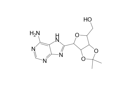 1-(6-Amino-9H-purin-8-yl)-1,4-anhydro-2,3-O-(1-methylethylidene)pentitol