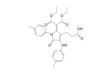 (E)-[1-(p-Tolyl)-3-[(p-tolyl)amino]-4-carboxyethyl-2-oxopyrrol-5-ylidene]dicarboxylic acid diethyl ester