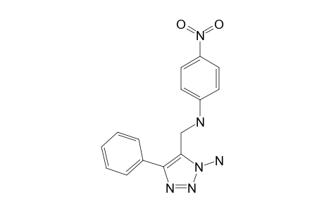 1-AMINO-5-(p-NITRO-PHENYL)-AMINO-METHYL-4-PHENYL-1,2,3-TRIAZOLE