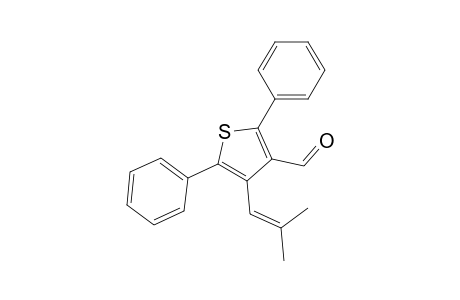 3-Thiophenecarboxaldehyde, 4-(2-methyl-1-propenyl)-2,5-diphenyl-