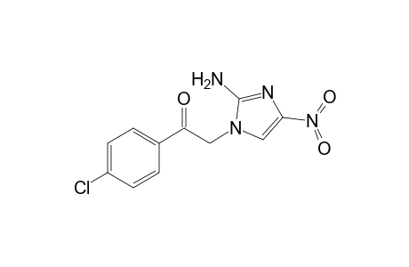 2-Amino-1-(p-chlorophenacyl)-4-nitroimidazole