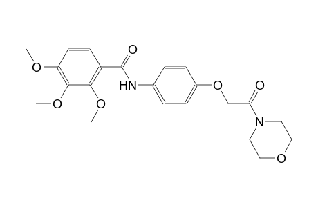 benzamide, 2,3,4-trimethoxy-N-[4-[2-(4-morpholinyl)-2-oxoethoxy]phenyl]-