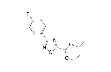 5-(Diethoxymethyl)-3-(4-fluorophenyl)-1,2,4-oxadiazole