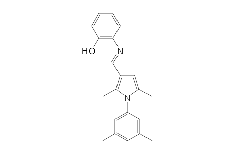 2-({[1-(3,5-dimethylphenyl)-2,5-dimethyl-1H-pyrrol-3-yl]methylidene}amino)phenol