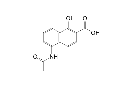 5-Acetamido-1-hydroxy-2-naphthoic acid