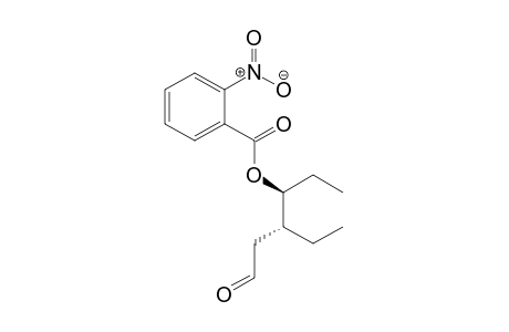 (3S,4R)-4-ethyl-6-oxohexan-3-yl 2-nitrobenzoate