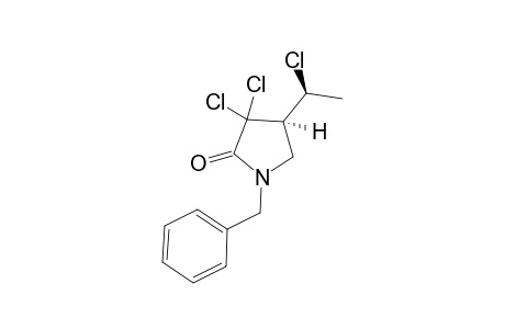 (R*)-1-Benzyl-3,3-dichloro-4-[(S*)-1-chloroethyl]-pyrrolidin-2-one