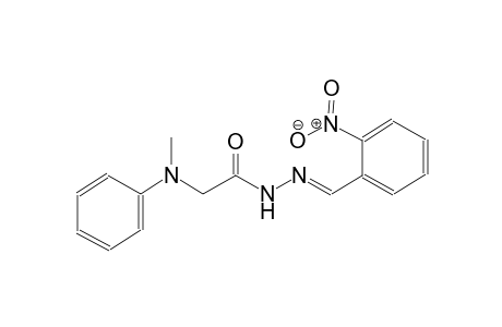 acetic acid, (methylphenylamino)-, 2-[(E)-(2-nitrophenyl)methylidene]hydrazide