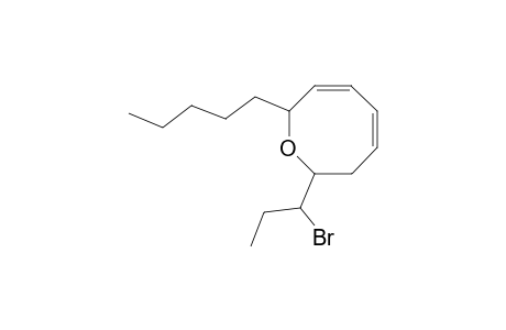 2-Pentyl-8-(1-bromopropyl)-1-oxa-cyclocta-3,5-diene